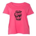 thumbnail image 1 of I'd Tap That Womens Plus Size Scoopneck T, 1 of 1