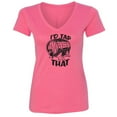 thumbnail image 1 of I'd Tap That Womens V-Neck Tee, 1 of 1