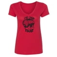 thumbnail image 1 of I'd Tap That Womens V-Neck Tee, 1 of 1