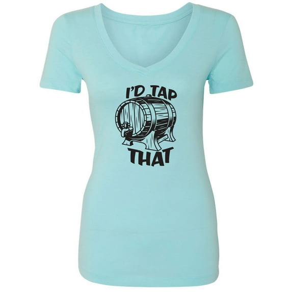 I'd Tap That Womens V-Neck Tee