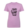 thumbnail image 1 of I'd Tap That Womens crewneck tee, 1 of 1