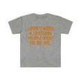thumbnail image 1 of I don't need a costume people want to be me Unisex T-shirt S-3XL Halloween, 1 of 2