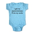 thumbnail image 1 of I get my awesomeness from my  uncle - wallsparks cute & funny Brand - baby one piece bodysuit - Great baby shower gift!, 1 of 3