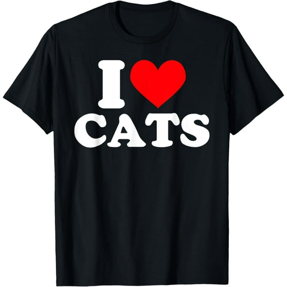 I heart cats - I heart cats I love cats T-Shirt
