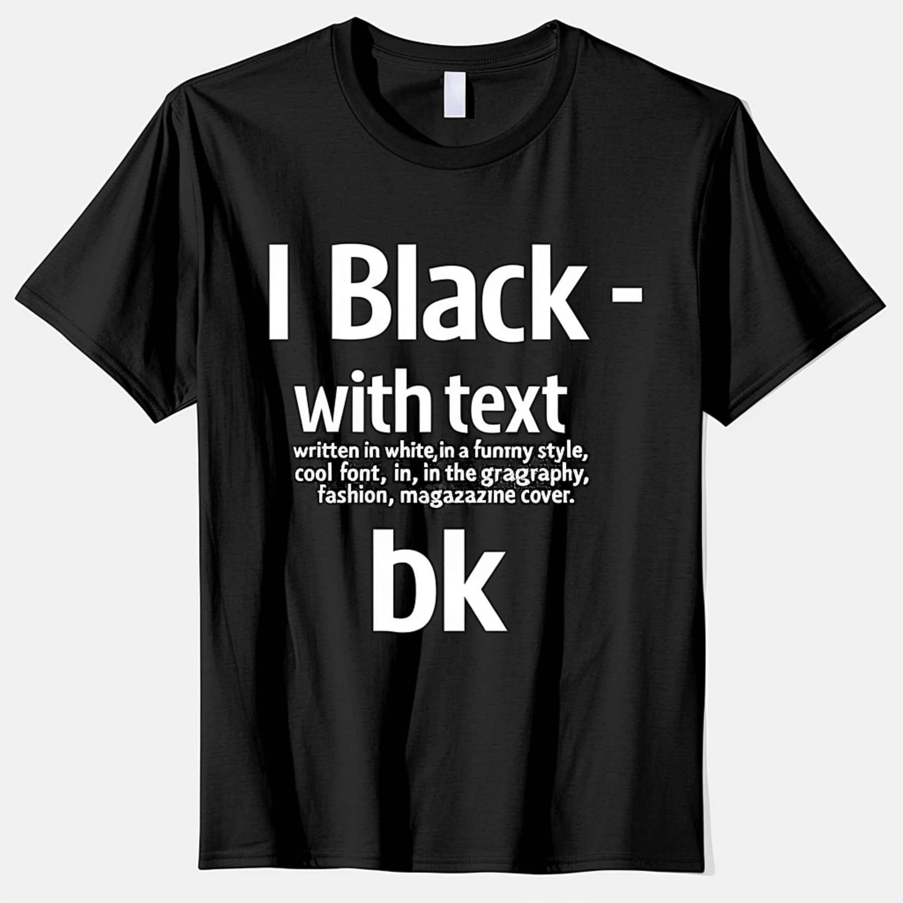 I iiiiiidk Bro You Kinda Suess White Text Funny Style Cool Font Black