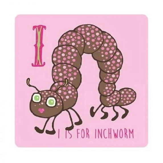I is For Inch Worm Poster Print by Stephanie Marrott