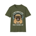 thumbnail image 1 of I just Really Like Pugs and Gaming Sarcastic Graphic Novelty, 1 of 4
