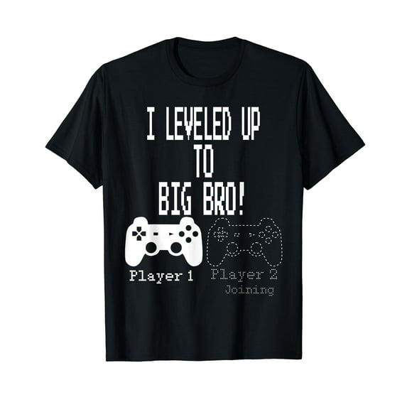 I leveled up to Big Bro!, Gamer new brother T-Shirt T-Shirt
