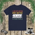 thumbnail image 1 of I like my guitar and maybe 3 other people funny guitar retro Unisex T-shirt, 1 of 5
