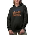 thumbnail image 1 of I'll Always Be Your Biggest Fan, Football Player Supporter Gift, Black Hooded Sweatshirt or Hoodie, Small, 1 of 5