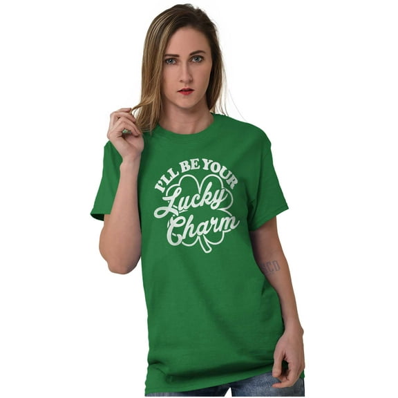 I'll Be Your Lucky Charm Clover Men's Graphic T Shirt Tees Brisco Brands S