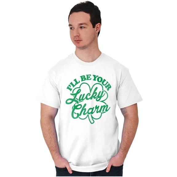 I'll Be Your Lucky Charm Clover Plus Size Crewneck Graphic Tee Shirt Brisco Brands 2X