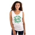 thumbnail image 1 of I'll Be Your Lucky Charm Clover Tank Top T Shirts Men Women Brisco Brands S, 1 of 5