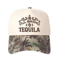 thumbnail image 1 of I'll Bring Tequila Embroidered Patchwork Trucker Cap | Adjustable Unisex Snapback, Life of the Party Essential, 1 of 8