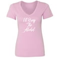 thumbnail image 1 of I'll Bring The Alcohol Womens V-Neck Tee, 1 of 1