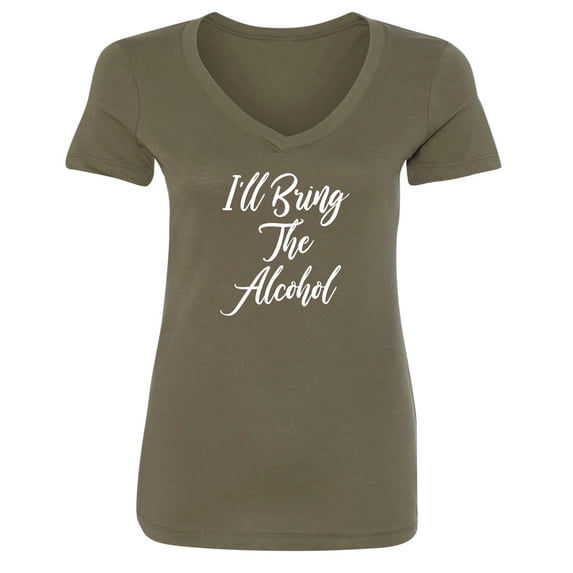 I'll Bring The Alcohol Womens V-Neck Tee