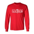 thumbnail image 1 of I'll Fly With You Adult Long Sleeve T-shirt, 1 of 3
