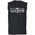 thumbnail image 1 of I'll Fly With You Adult Sleeveless Tee, 1 of 3