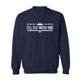thumbnail image 1 of I'll Fly With You Crewneck Sweatshirt, 1 of 3