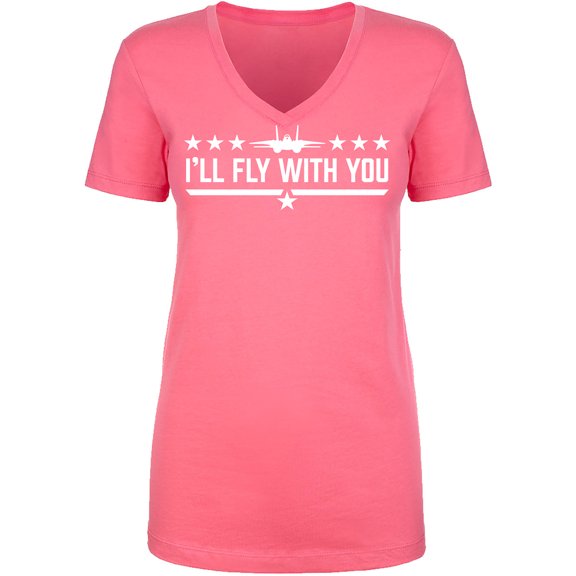 I'll Fly With You Womens V-Neck T-Shirt