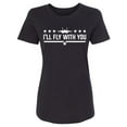 thumbnail image 1 of I'll Fly With You Womens crewneck tee, 1 of 2