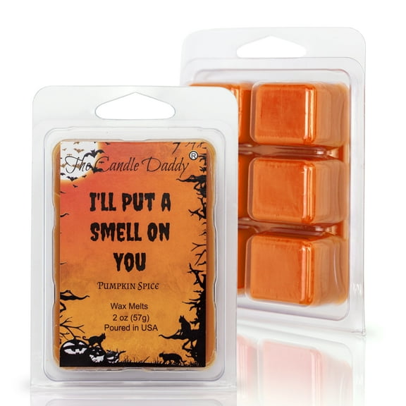 I'll Put A "Smell" On You - Halloween Pumpkin Spice Scented Wax Melt - 1 Pack - 2 Ounces - 6 Cubes