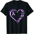 thumbnail image 1 of I'll Remember For You Purple Butterfly Alzheimer's Awareness T-Shirt, 1 of 7