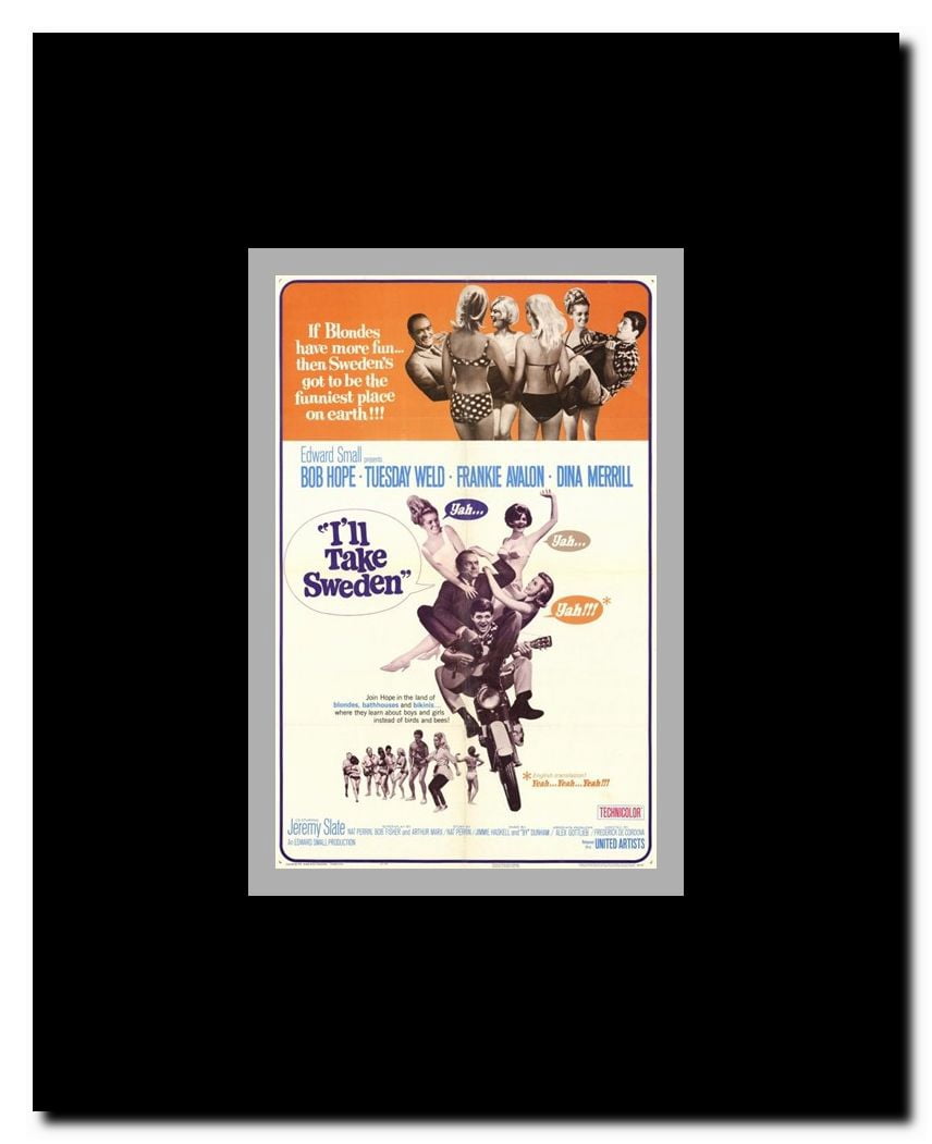 I'll Take Sweden Framed Movie Poster