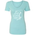 thumbnail image 1 of I'll always be your biggest fan Womens V-Neck T-Shirt, 1 of 3