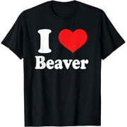 I love Beaver Animals Lovers T-Shirt