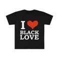 thumbnail image 1 of I love Black Love Unisex Tank Top, XS-2XL Black Pride Valentine's Day, 1 of 2