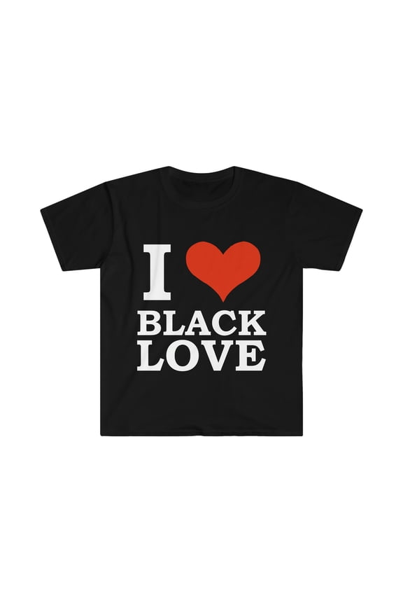 I love Black Love Unisex Tank Top, XS-2XL Black Pride Valentine's Day