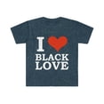 thumbnail image 1 of I love Black Love Unisex Tank Top, XS-2XL Black Pride Valentine's Day, 1 of 2