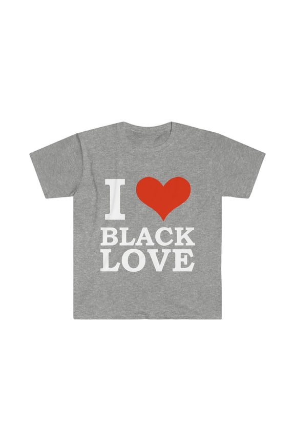I love Black Love Unisex Tank Top, XS-2XL Black Pride Valentine's Day