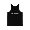 thumbnail image 1 of I love Black Love Unisex Tank Top, XS-2XL Black is Beautiful Black Pride, 1 of 2