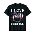 thumbnail image 1 of I love Curling Funny Awesome Ice Sport Lover Gift T-Shirt, 1 of 5