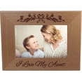 thumbnail image 1 of I love My Aunt 4-inch x 6-Inch Wood Picture Frame, 1 of 1