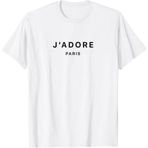 I love Paris J-Adore Paris White Graphic T-Shirt