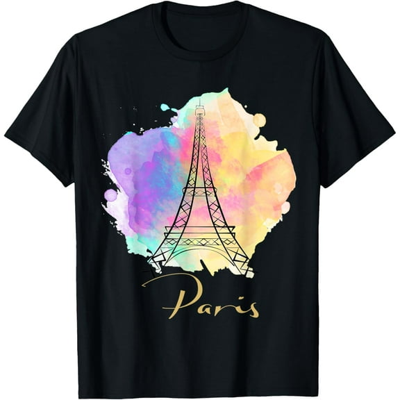 I love Paris Souvenirs Tshirt- cute Paris monument Art T-Shirt