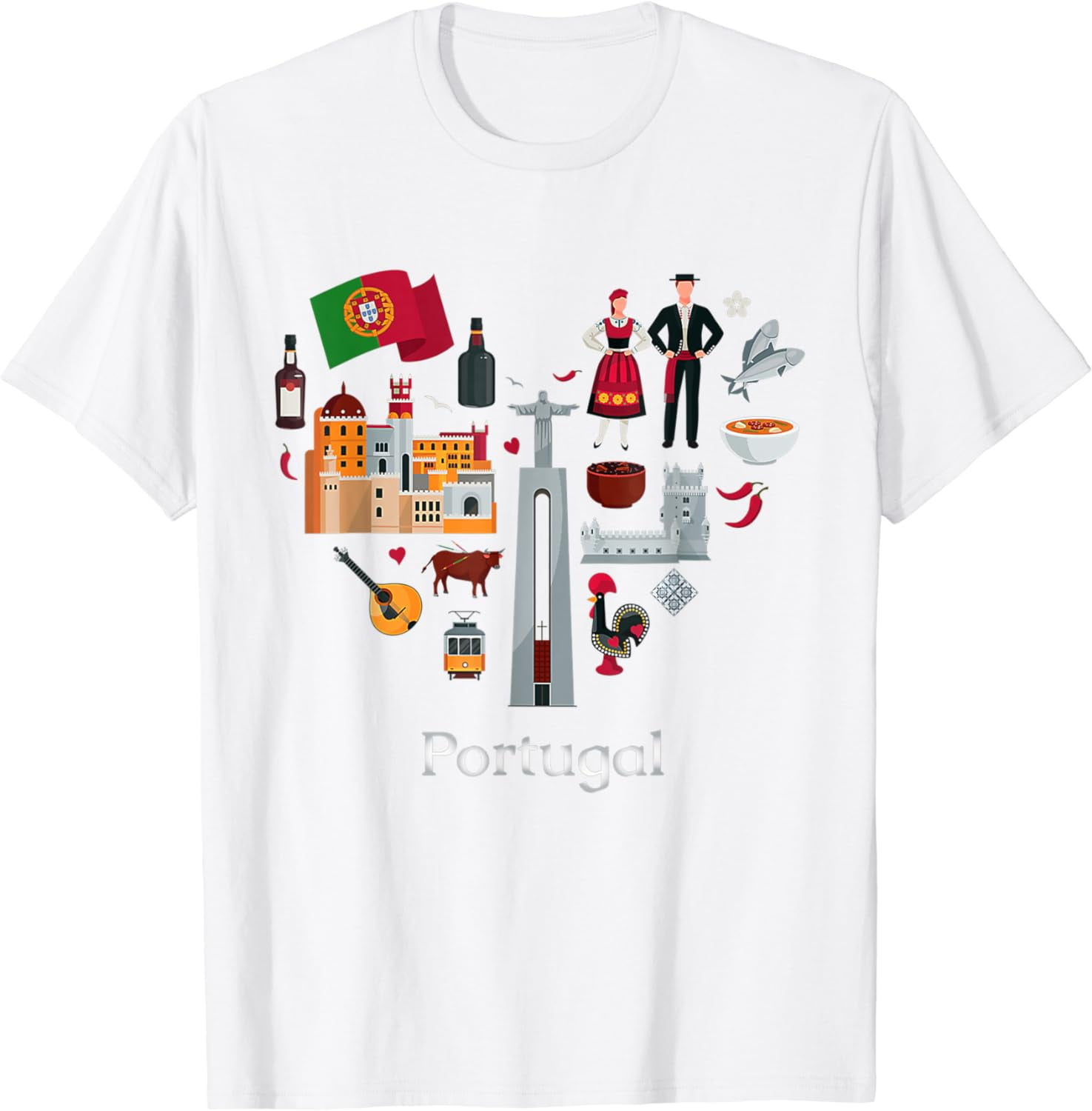 I love Portugal Lisbon Map iconic traditional Jordan Ubuy