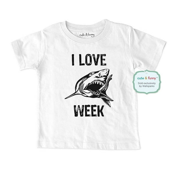 I love Shark Week - wallsparks cute & funny Brand - Soft Infant & Toddler Shirt