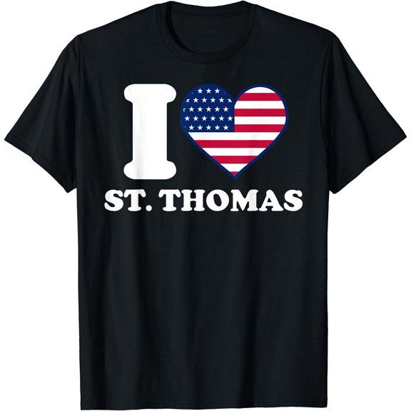 I love St. Thomas I heart St. Thomas T-Shirt