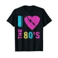 thumbnail image 1 of I love The 80'S T-Shirt 80's 90's costume Party Tee T-Shirt, 1 of 5