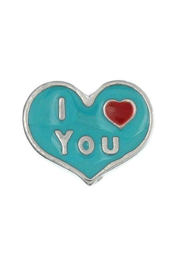 I love You Floating Charm For Glass Living Memory Lockets