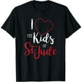 thumbnail image 1 of I love and heart the Kids of St Jude Shirt for Runners T-ShirtMen and women, White Black T-shirt, size: Extra large S-4XL, 1 of 4