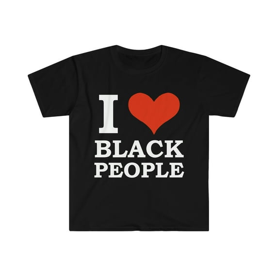 I love black People Unisex T-shirt S-3XL Black is Beautiful Black Pride