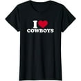 thumbnail image 1 of I love cowboys T-Shirt, 1 of 3