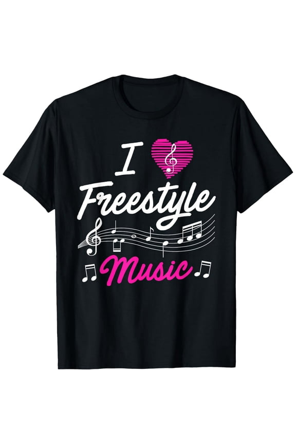 I love freestyle music Funny Creative Graphic T-Shirt