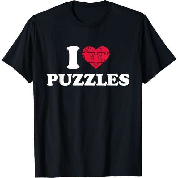 I love jigsaw puzzles T-Shirt