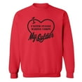 thumbnail image 1 of I love my Soldier (Marine Corps) Crewneck Sweatshirt, 1 of 1